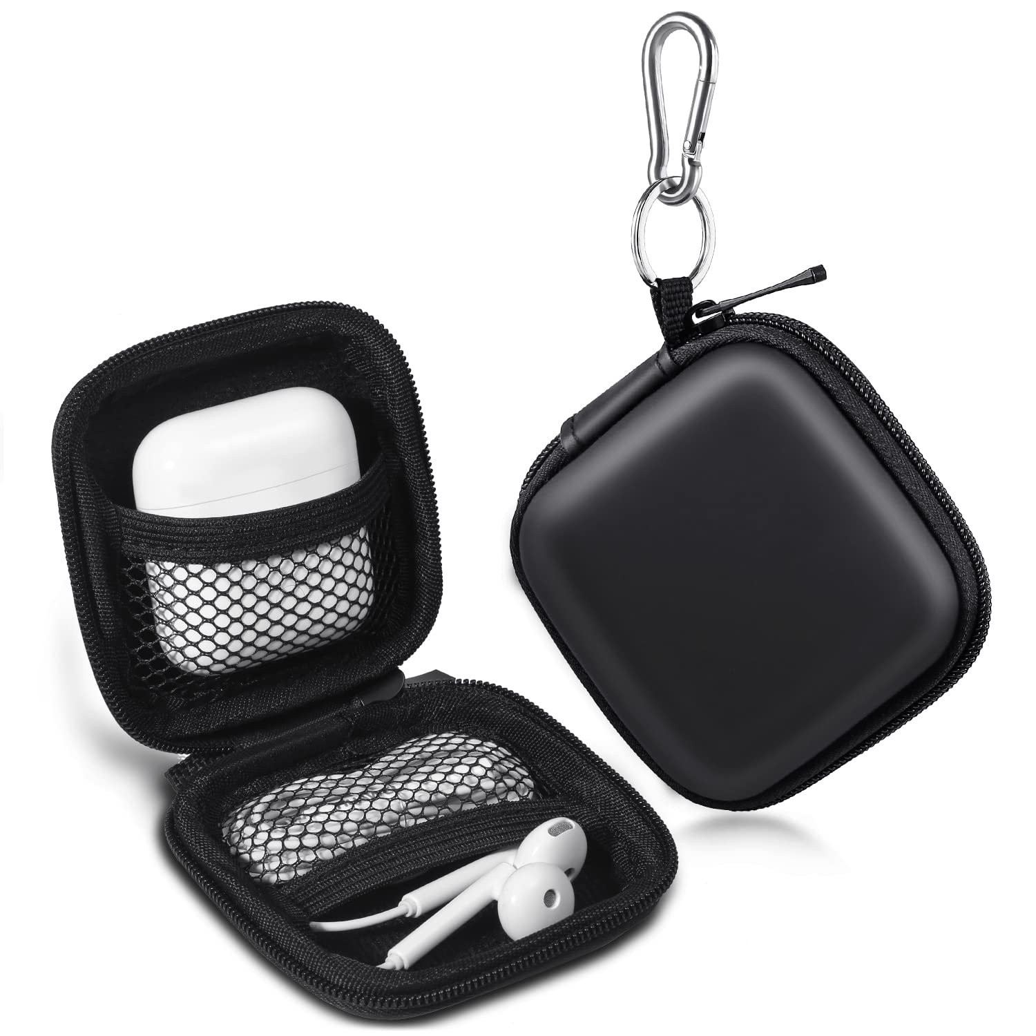 Spigen for AirPods 4 / AirPods 4 ANC Case, Carabiner Included, Premium Fabric, Durable Cover, (Urban Fit) - Midnight Green